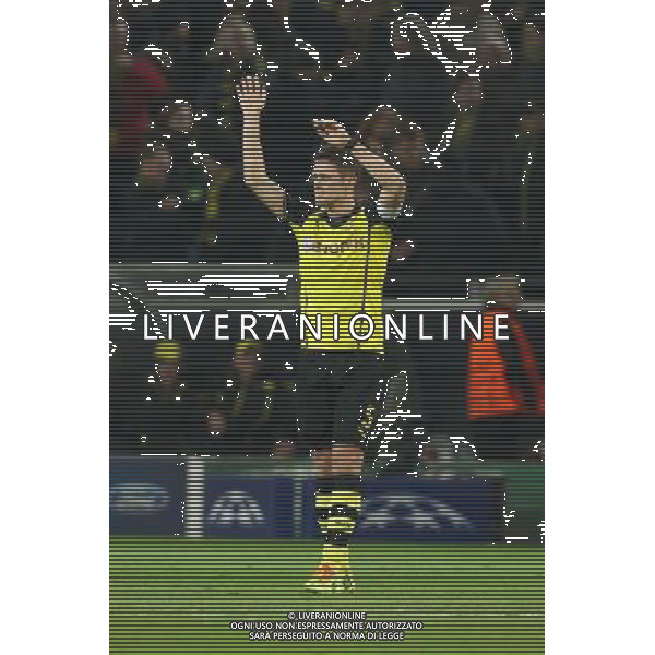 19.03.2014, Signal Iduna Park, Dortmund, GER, UEFA CL, Borussia Dortmund vs Zenit St. Petersburg, Achtelfinale, Rueckspiel, im Bild Kapitaen Sebastian Kehl (Borussia Dortmund #5) nach dem Abpfiff // during the UEFA Champions League Round of 16, 2nd Leg match between Borussia Dortmund and Zenit St. Petersburg at the Signal Iduna Park in Dortmund, Germany on 2014/03/19. EXPA Pictures © 2014, PhotoCredit: EXPA/ Eibner-Pressefoto/ Schueler *****ATTENTION - OUT of GER***** ©photoshot/AGENZIA ALDO LIVERANI SAS - ITALY ONLY - Borussia Dortmund vs Zenit San Pietroburgo UEFA Champions League Ottavi di 16, Germania 19 marzo 2014