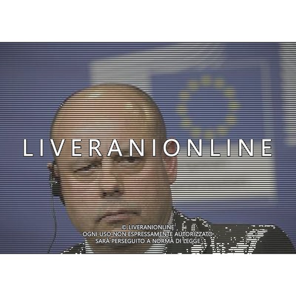 Ukrainian Energy Minister Yuriy Prodan gives a press briefing after a meeting at the EU headquarters in Brussels, Belgium on 19.03.2014 The European Union moves closer to providing Ukraine with 1.6 billion euros (2.2 billion dollars) in loans, once Kiev concludes an agreement with the International Monetary Fund (IMF). The European Commission, the bloc\'s executive, agreed to top up a previously-agreed loan to Kiev with an extra 1 billion euros - a move it had proposed as part of an aid package totalling 11 billion euros. by Wiktor Dabkowski ©photoshot/AGENZIA ALDO LIVERANI SAS - ITALY ONLY - L\'Unione europea discute per fornire all\'Ucraina un prestito, dal Fondo monetario internazionale (FMI) come parte di un pacchetto di aiuti a Kiev a Bruxelles, Belgio 19 marzo 2014