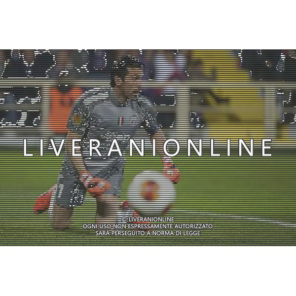 Fiorentina - Juventus Uefa Europa League - Ottavi di finale - Stadio Artemio Franchi 20-03-2014 Federico Tardito/Agenzia Aldo Liverani Sas Nella foto Gigi Buffon AG ALDO LIVERANI SAS