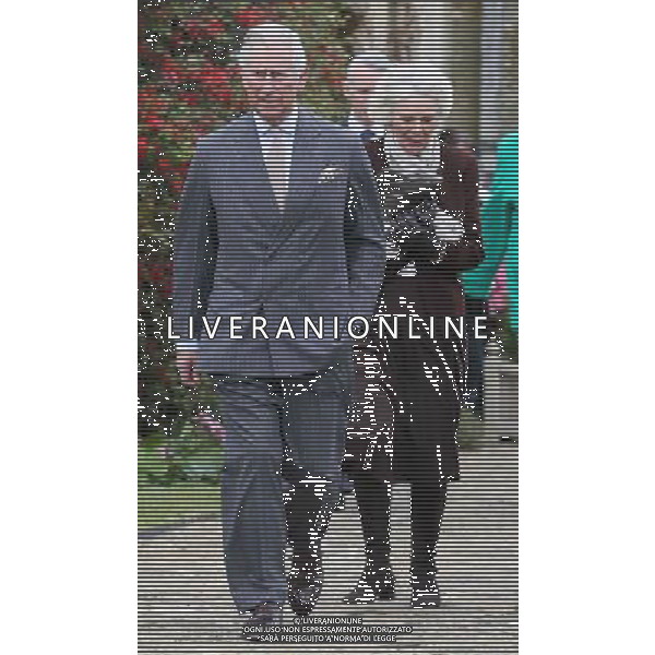 BURWASH, UNITED KINGDOM - MARCH 19: Prince Charles, Prince of Wales and Camilla, Duchess of Cornwall visit Bateman\'s, the East Sussex home who wrote the author, on March 19, 2014 in Burwash, United Kingdom. Bateman\'s was the secluded family home who wrote the author who wrote the \'Jungle Book\' and \'If\'. AG ALDO LIVERANI SAS ONLY ITALY