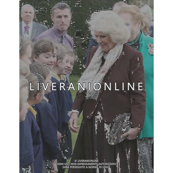 BURWASH, UNITED KINGDOM - MARCH 19: Camilla, Duchess of Cornwall visits Bateman\'s, the East Sussex home of the author Rudyard Kipling, on March 19, 2014 in Burwash, United Kingdom. Bateman\'s was the secluded family home of the author of the \'Jungle Book\' and \'If\'. AG ALDO LIVERANI SAS ONLY ITALY