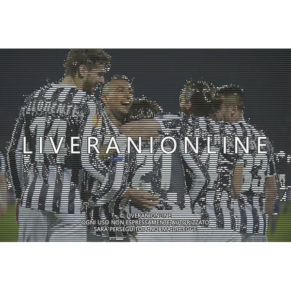 Fiorentina - Juventus Uefa Europa League - Ottavi di finale - Stadio Artemio Franchi 20-03-2014 Federico Tardito/Agenzia Aldo Liverani Sas Nella foto esultanza Pirlo ©/AGENZIA ALDO LIVERANI SAS