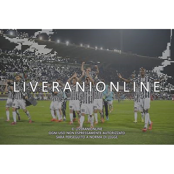 Fiorentina - Juventus Uefa Europa League - Ottavi di finale - Stadio Artemio Franchi 20-03-2014 Federico Tardito/Agenzia Aldo Liverani Sas Nella foto esultanza Juventus ©/AGENZIA ALDO LIVERANI SAS