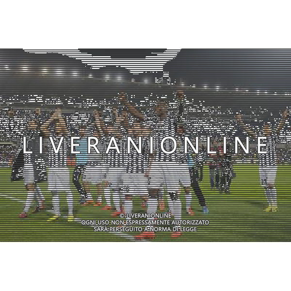 Fiorentina - Juventus Uefa Europa League - Ottavi di finale - Stadio Artemio Franchi 20-03-2014 Federico Tardito/Agenzia Aldo Liverani Sas Nella foto esultanza Juventus ©/AGENZIA ALDO LIVERANI SAS