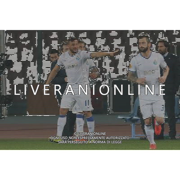 NAPOLI - PORTO UEFA EUROPA LEAGUE RITORNO 20 MARZO 2014 NELLA FOTO ESULTANZA GHILAS ©MOSCA/AGENZIA ALDO LIVERANI SAS