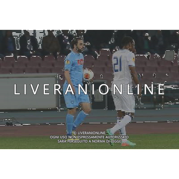 NAPOLI - PORTO UEFA EUROPA LEAGUE RITORNO 20 MARZO 2014 NELLA FOTO DELUSIONE HIGUAIN ©MOSCA/AGENZIA ALDO LIVERANI SAS
