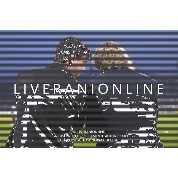 Fiorentina - Juventus Uefa Europa League - Ottavi di finale - Stadio Artemio Franchi 20-03-2014 Federico Tardito/Agenzia Aldo Liverani Sas Nella foto Agnelli e Nedved AG ALDO LIVERANI SAS