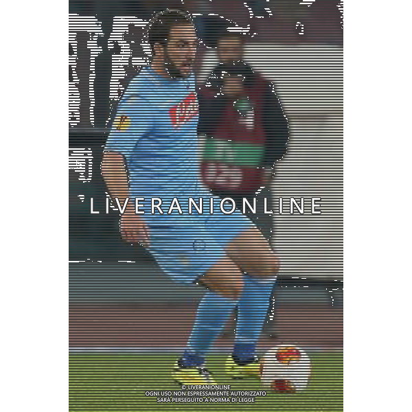 NAPOLI CALCIO NELLA FOTO: GONZALO HIGUAIN FOTO MOSCA- AG.LIVERANI NAPOLI PORTO EUROPA LEAGUE 201-03-2014
