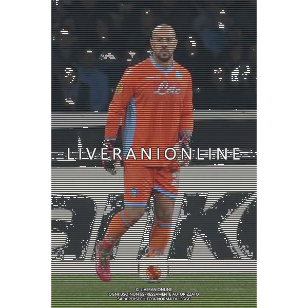 NAPOLI CALCIO NELLA FOTO: PEPE REINA FOTO MOSCA- AG.LIVERANI NAPOLI PORTO EUROPA LEAGUE 201-03-2014
