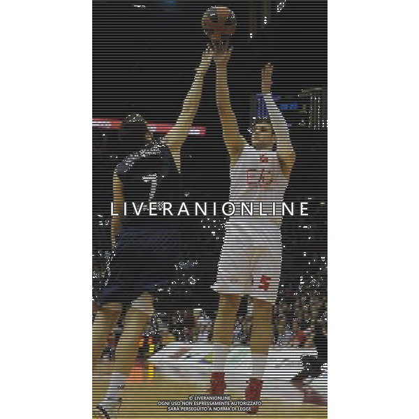 Turkish Airline Eurolega 2013/2014 Regular Season Gruppo B Milano - 21.03.2014 EA7 Emporio Armani Milano-Anadolu Efes Istanbul Nella Foto:Alessandro Gentile /Ph.Vitez-Ag. Aldo Liverani