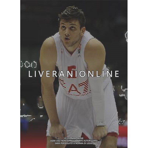 Turkish Airline Eurolega 2013/2014 Regular Season Gruppo B Milano - 21.03.2014 EA7 Emporio Armani Milano-Anadolu Efes Istanbul Nella Foto:Alessandro Gentile /Ph.Vitez-Ag. Aldo Liverani