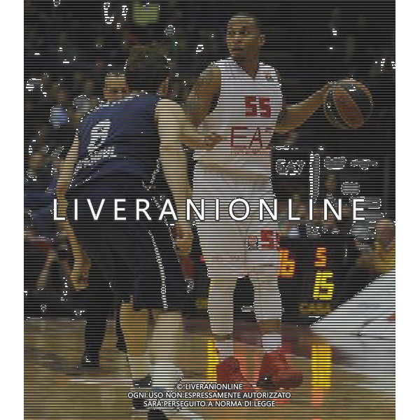Turkish Airline Eurolega 2013/2014 Regular Season Gruppo B Milano - 21.03.2014 EA7 Emporio Armani Milano-Anadolu Efes Istanbul Nella Foto:Curtis Jerrells /Ph.Vitez-Ag. Aldo Liverani