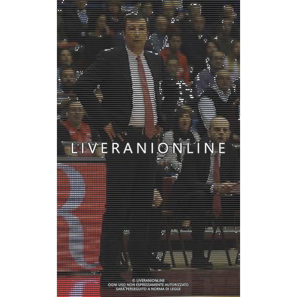 Turkish Airline Eurolega 2013/2014 Regular Season Gruppo B Milano - 21.03.2014 EA7 Emporio Armani Milano-Anadolu Efes Istanbul Nella Foto:Banchi Luca /Ph.Vitez-Ag. Aldo Liverani