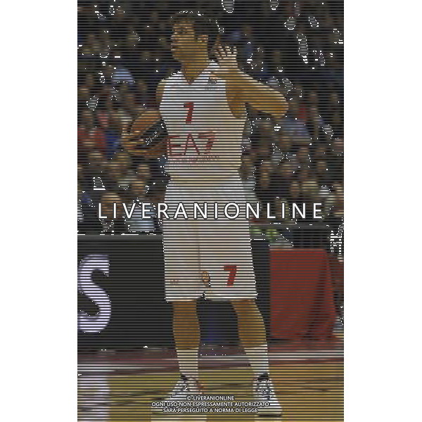 Turkish Airline Eurolega 2013/2014 Regular Season Gruppo B Milano - 21.03.2014 EA7 Emporio Armani Milano-Anadolu Efes Istanbul Nella Foto:Cerella Bruno /Ph.Vitez-Ag. Aldo Liverani