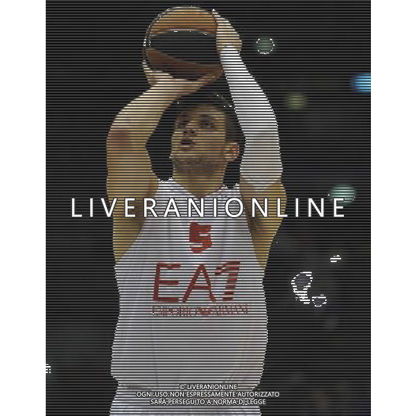 Turkish Airline Eurolega 2013/2014 Regular Season Gruppo B Milano - 21.03.2014 EA7 Emporio Armani Milano-Anadolu Efes Istanbul Nella Foto:Gentile Alessandro /Ph.Vitez-Ag. Aldo Liverani