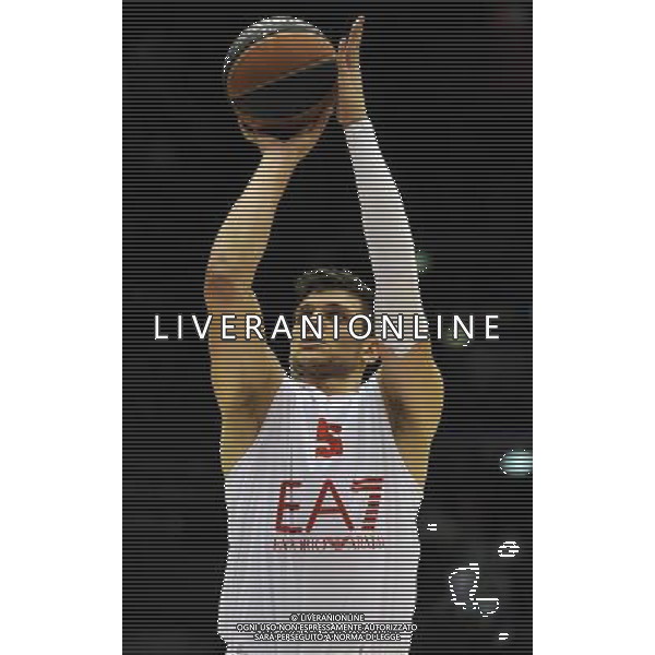 Turkish Airline Eurolega 2013/2014 Regular Season Gruppo B Milano - 21.03.2014 EA7 Emporio Armani Milano-Anadolu Efes Istanbul Nella Foto:Gentile Alessandro /Ph.Vitez-Ag. Aldo Liverani