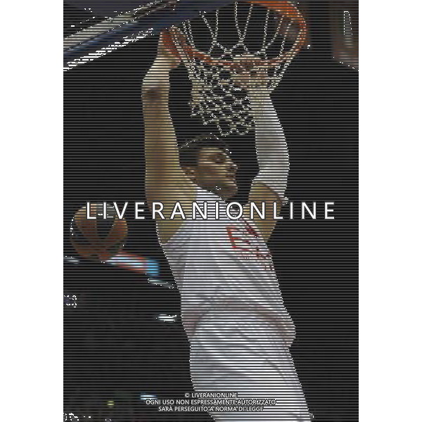 Turkish Airline Eurolega 2013/2014 Regular Season Gruppo B Milano - 21.03.2014 EA7 Emporio Armani Milano-Anadolu Efes Istanbul Nella Foto:Gentile Alessandro /Ph.Vitez-Ag. Aldo Liverani