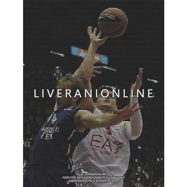 Turkish Airline Eurolega 2013/2014 Regular Season Gruppo B Milano - 21.03.2014 EA7 Emporio Armani Milano-Anadolu Efes Istanbul Nella Foto:Gentile Alessandro /Ph.Vitez-Ag. Aldo Liverani
