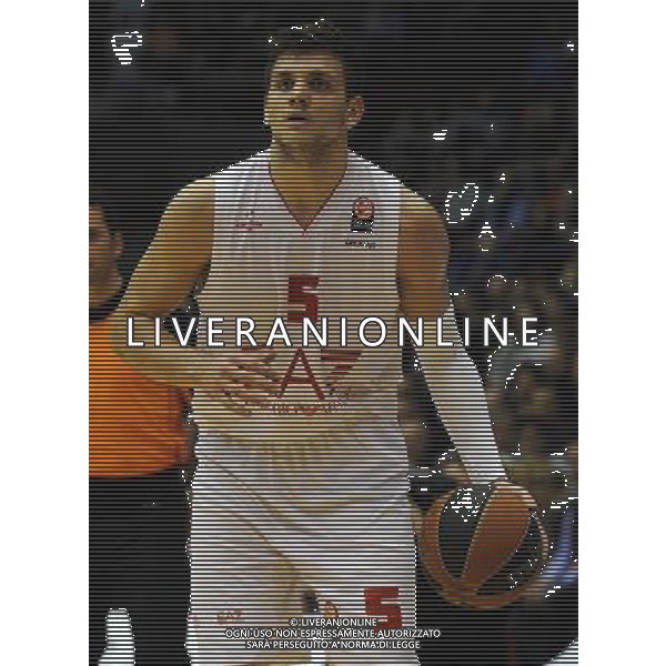 Turkish Airline Eurolega 2013/2014 Regular Season Gruppo B Milano - 21.03.2014 EA7 Emporio Armani Milano-Anadolu Efes Istanbul Nella Foto:Gentile Alessandro /Ph.Vitez-Ag. Aldo Liverani