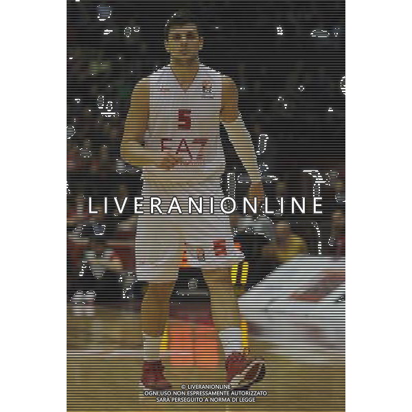 Turkish Airline Eurolega 2013/2014 Regular Season Gruppo B Milano - 21.03.2014 EA7 Emporio Armani Milano-Anadolu Efes Istanbul Nella Foto:Gentile Alessandro /Ph.Vitez-Ag. Aldo Liverani