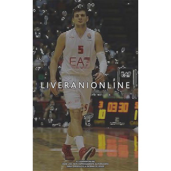 Turkish Airline Eurolega 2013/2014 Regular Season Gruppo B Milano - 21.03.2014 EA7 Emporio Armani Milano-Anadolu Efes Istanbul Nella Foto:Gentile Alessandro /Ph.Vitez-Ag. Aldo Liverani