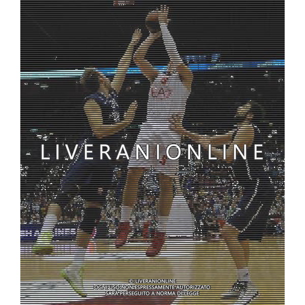 Turkish Airline Eurolega 2013/2014 Regular Season Gruppo B Milano - 21.03.2014 EA7 Emporio Armani Milano-Anadolu Efes Istanbul Nella Foto:Gentile Alessandro /Ph.Vitez-Ag. Aldo Liverani