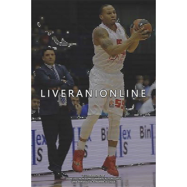 Turkish Airline Eurolega 2013/2014 Regular Season Gruppo B Milano - 21.03.2014 EA7 Emporio Armani Milano-Anadolu Efes Istanbul Nella Foto:Jerrells Curtis /Ph.Vitez-Ag. Aldo Liverani