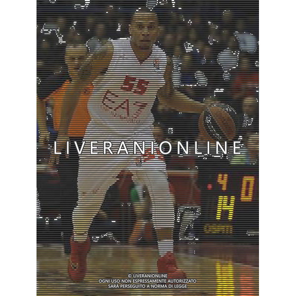 Turkish Airline Eurolega 2013/2014 Regular Season Gruppo B Milano - 21.03.2014 EA7 Emporio Armani Milano-Anadolu Efes Istanbul Nella Foto:Jerrells Curtis /Ph.Vitez-Ag. Aldo Liverani