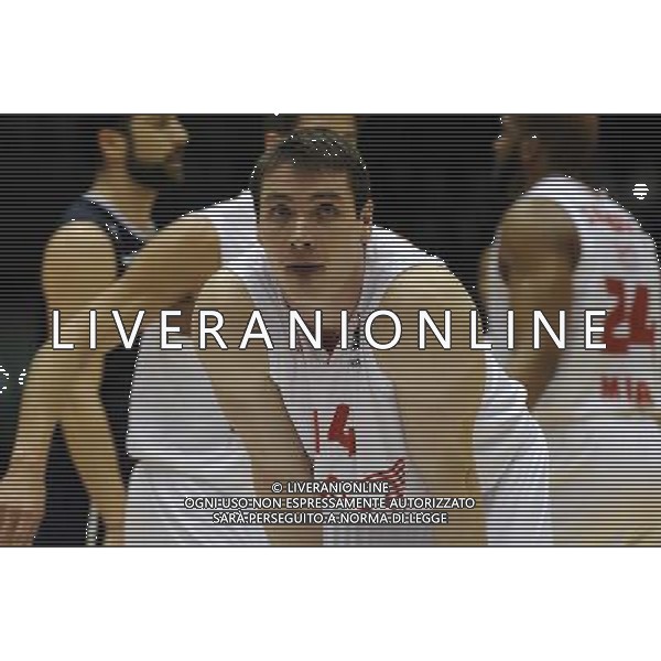 Turkish Airline Eurolega 2013/2014 Regular Season Gruppo B Milano - 21.03.2014 EA7 Emporio Armani Milano-Anadolu Efes Istanbul Nella Foto:Kangue Kristjan /Ph.Vitez-Ag. Aldo Liverani