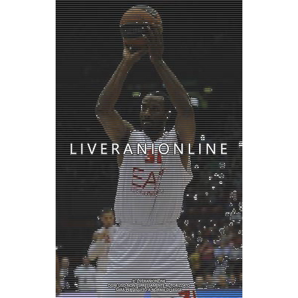 Turkish Airline Eurolega 2013/2014 Regular Season Gruppo B Milano - 21.03.2014 EA7 Emporio Armani Milano-Anadolu Efes Istanbul Nella Foto:Lawal Gani /Ph.Vitez-Ag. Aldo Liverani