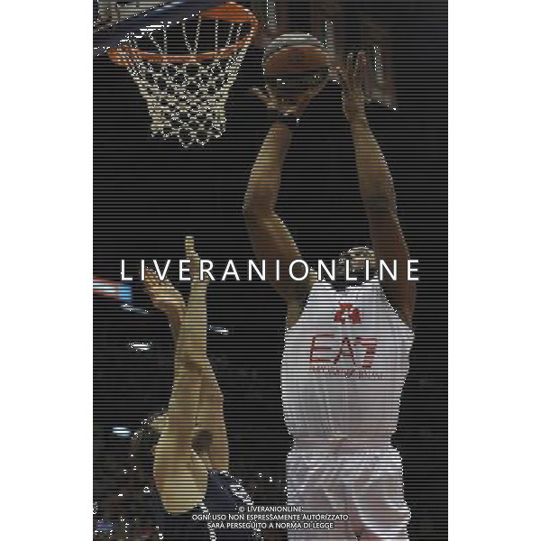 Turkish Airline Eurolega 2013/2014 Regular Season Gruppo B Milano - 21.03.2014 EA7 Emporio Armani Milano-Anadolu Efes Istanbul Nella Foto:Samuels Samardo /Ph.Vitez-Ag. Aldo Liverani
