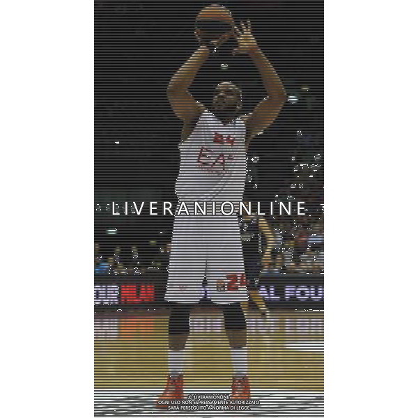 Turkish Airline Eurolega 2013/2014 Regular Season Gruppo B Milano - 21.03.2014 EA7 Emporio Armani Milano-Anadolu Efes Istanbul Nella Foto:Samuels Samardo /Ph.Vitez-Ag. Aldo Liverani