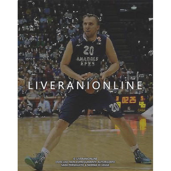 Turkish Airline Eurolega 2013/2014 Regular Season Gruppo B Milano - 21.03.2014 EA7 Emporio Armani Milano-Anadolu Efes Istanbul Nella Foto:Savanovic Dusko /Ph.Vitez-Ag. Aldo Liverani