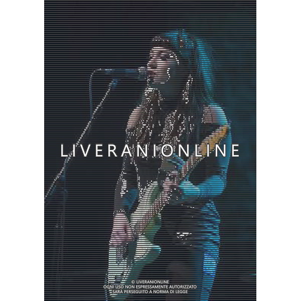 Olivia Sebastianelli performing at Manchester Ritz, England as support to Nina Nesbitt on 21st March 2014. AG ALDO LIVERANI SAS ONLY ITALY