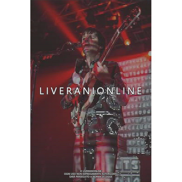 Nick McCarthy of Franz Ferdinand performs at Manchester Academy, Manchester, England, 22nd March 2014. AG ALDO LIVERANI SAS ONLY ITALY