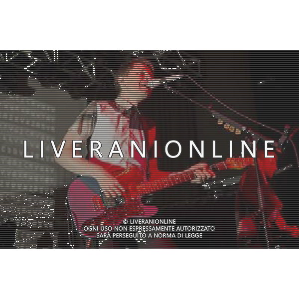 Alex Kapranos of Franz Ferdinand performs at Manchester Academy, Manchester, England, 22nd March 2014. AG ALDO LIVERANI SAS ONLY ITALY