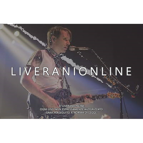 Alex Kapranos of Franz Ferdinand performs at Manchester Academy, Manchester, England, 22nd March 2014. AG ALDO LIVERANI SAS ONLY ITALY