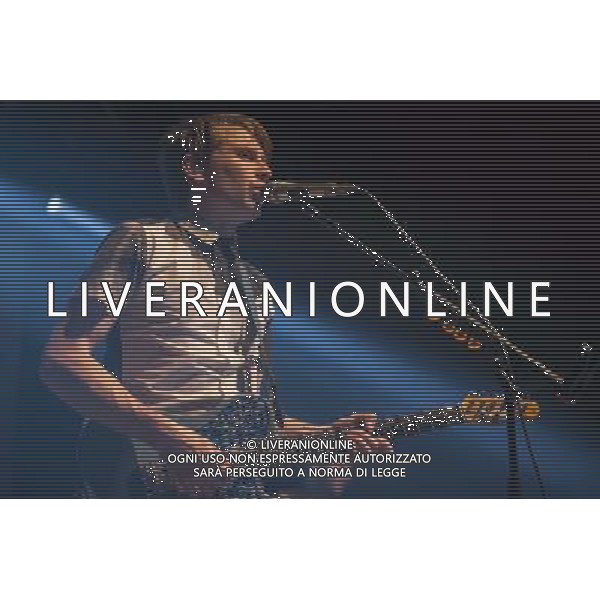 Alex Kapranos of Franz Ferdinand performs at Manchester Academy, Manchester, England, 22nd March 2014. AG ALDO LIVERANI SAS ONLY ITALY