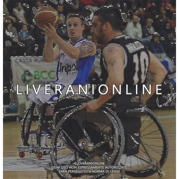 FIPIC Federazione Italiana Pallacanestro in Carrozzina Coppa Italia 2014 Seveso (MB) - 22.03.2014 Briantea84 Cantu\'-Santo Stefano Marche Nella Foto:Joakim LINDBLOM /Ph.Vitez-Ag. Aldo Liverani
