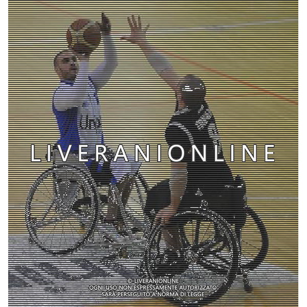 FIPIC Federazione Italiana Pallacanestro in Carrozzina Coppa Italia 2014 Seveso (MB) - 22.03.2014 Briantea84 Cantu\'-Santo Stefano Marche Nella Foto:Jordan Jordi RUIZ /Ph.Vitez-Ag. Aldo Liverani