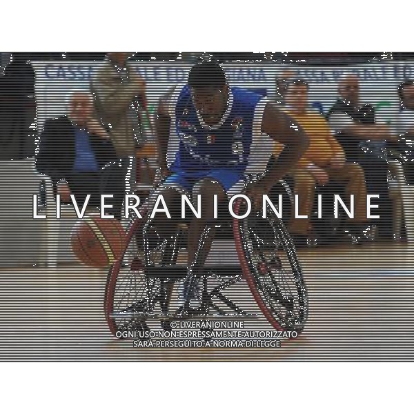 FIPIC Federazione Italiana Pallacanestro in Carrozzina Coppa Italia 2014 Briantea84 Seveso (MB) - 23.03.2014 Santa Lucia Roma-Briantea84 Cantu\' Nella Foto:Brian BELL /Ph.Vitez-Ag. Aldo Liverani
