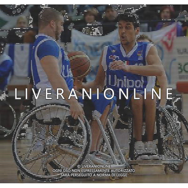 FIPIC Federazione Italiana Pallacanestro in Carrozzina Coppa Italia 2014 Briantea84 Seveso (MB) - 23.03.2014 Santa Lucia Roma-Briantea84 Cantu\' Nella Foto:Francesco SANTORELLI /Ph.Vitez-Ag. Aldo Liverani