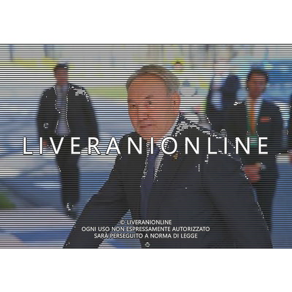 (140324) -- THE HAGUE, March 24, 2014 () -- Kazakhstan\'s President Nursultan Nazarbayev arrives for the third Nuclear Security Summit (NSS) in The Hague, the Netherlands, on March 24, 2014. The third Nuclear Security Summit (NSS) kicked off here on Monday, aimed at preventing nuclear terrorism around the globe. (/Gong Bing) AG ALDO LIVERANI SAS ONLY ITALY
