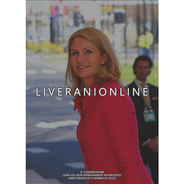 (140324) -- THE HAGUE, March 24, 2014 () -- Danish Prime Minister Helle Thorning-Schmidt arrives for the third Nuclear Security Summit (NSS) in The Hague, the Netherlands, on March 24, 2014. The third Nuclear Security Summit (NSS) kicked off here on Monday, aimed at preventing nuclear terrorism around the globe. (/Gong Bing) AG ALDO LIVERANI SAS ONLY ITALY