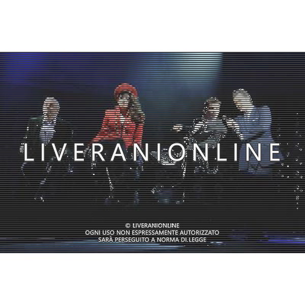 Ashley Knight, Victoria Elliott, Nigel Harman, \'I Can\'t Sing!\' The X Factor Musical, London. 21.03.14 AG ALDO LIVERANI SAS ONLY ITALY