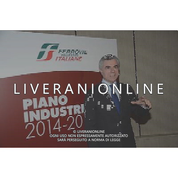 Milano palazzo Assolombarda Presentazione piano industriale FS 2014 2017 Nella foto Mauro Moretti ©Gazzaniga/AGENZIA ALDO LIVERANI SAS