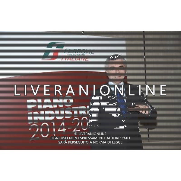 Milano palazzo Assolombarda Presentazione piano industriale FS 2014 2017 Nella foto Mauro Moretti ©Gazzaniga/AGENZIA ALDO LIVERANI SAS