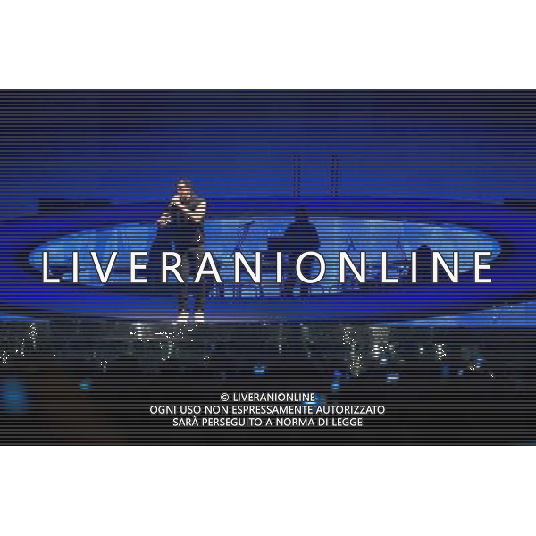 Canadian rapper, songwriter Drake (aka Aubrey Drake Graham) performs his first London show at the O2 Arena, London, England, UK on Friday 24th March 2014. AG ALDO LIVERANI SAS ONLY ITALY