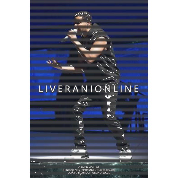 Canadian rapper, songwriter Drake (aka Aubrey Drake Graham) performs his first London show at the O2 Arena, London, England, UK on Friday 24th March 2014. AG ALDO LIVERANI SAS ONLY ITALY
