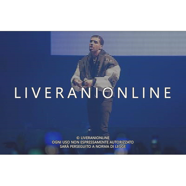 Canadian rapper, songwriter Drake (aka Aubrey Drake Graham) performs his first London show at the O2 Arena, London, England, UK on Friday 24th March 2014. AG ALDO LIVERANI SAS ONLY ITALY